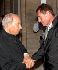 Opus Dei - Mons. Javier Echevarría y Roland Joffé.